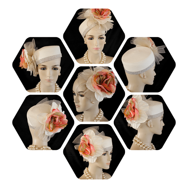 Women's Formal Pillbox Wedding Cocktail Hat Fascinator