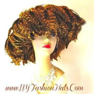 Black Mustard Yellow Haute Couture Luxury Black Pillbox Designer Hat, Statement Wedding Bridal Hats, Mother Of The Bride Hats, NYFashionHats