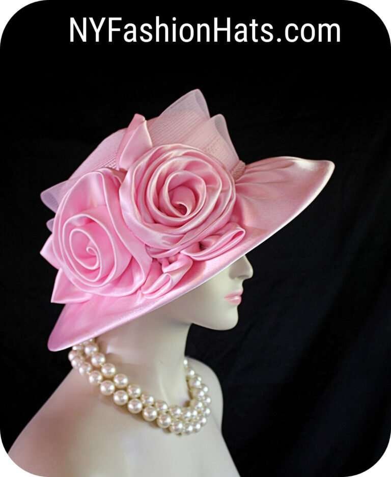 Pink Stripes, Gown & Hat Set