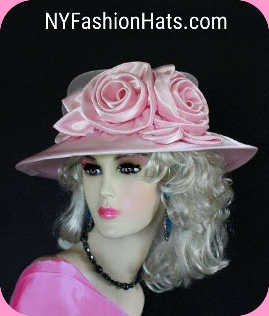 Pink Stripes, Gown & Hat Set main image 1