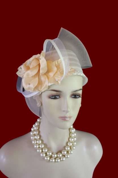 Women's Formal Wedding Cocktail Pillbox Hat Bridal Fascinator