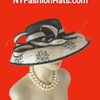 Black Beige Sinamay Straw Haute Couture Hat Women, Formal Wedding Dress Hat, Cruise Wear Sun Hat Vacation, Hats For Horse Races, Fashion Hat